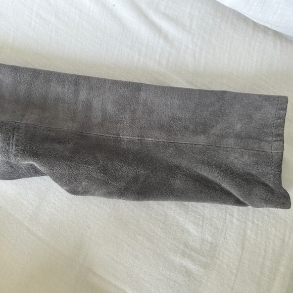 BLANKNYC grey suede moto jacket - Picture 7 of 10